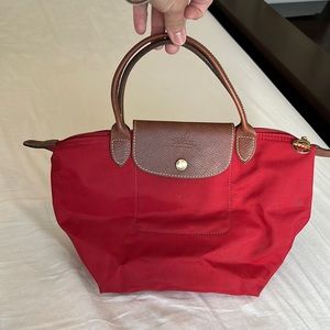 Longchamp red bag